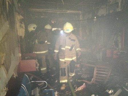 Kebakaran Salon di Jl Malaka Raya
