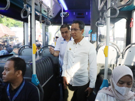 Uji Coba Layanan Transjakarta ke Bandara Soetta Dimulai