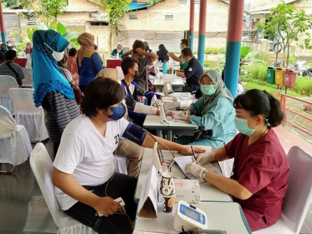  500 Warga Ditarget Vaksin di RPTRA Bambu Petung 