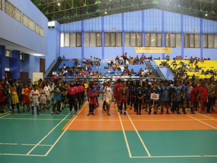 640 Siswa Berpartisipasi di Kejuaran Voli Wali Kota Jakut Cup