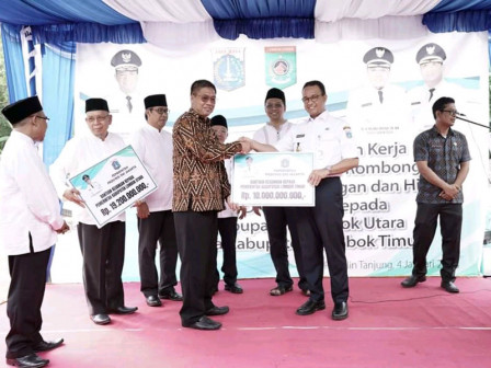 Pemprov DKI Berikan Bantuan Pacabencana Untuk Lombok