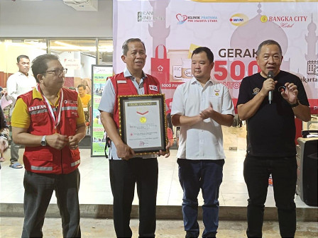 Aksi Kemanusiaan Donor Darah di Jakarta Utara Raih Penghargaan MURI
