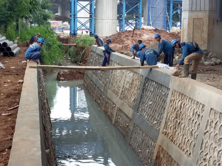 Pembangunan Crossing Hilir Jl DI Panjaitan Rampung