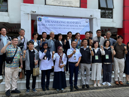 Korea Association of Social Workers Lakukan Kunjungan ke PSBR Taruna Jaya 1 