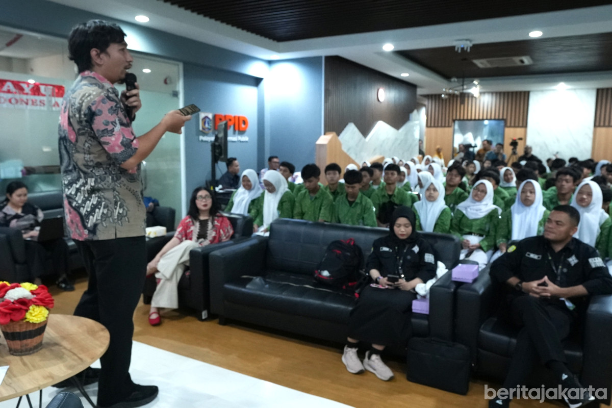 Suasana Ngobrol Bareng Beritajakarta mengajak Siswa Rancang Karier Kreatif di Era Digital