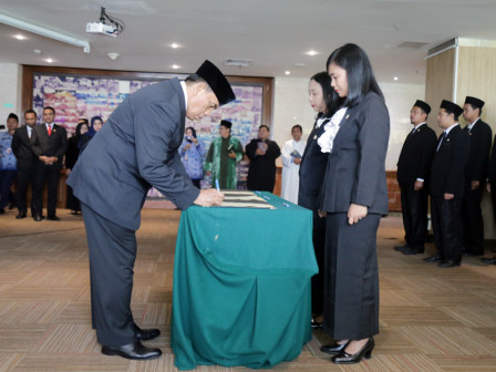 Puluhan Pejabat Fungsional Lingkungan Pemprov DKI Dilantik Hari Ini