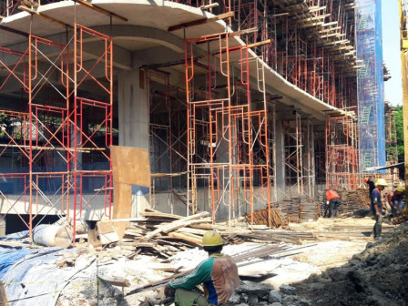 Pembangunan Gedung Sarana Square Ditarget Rampung Agustus