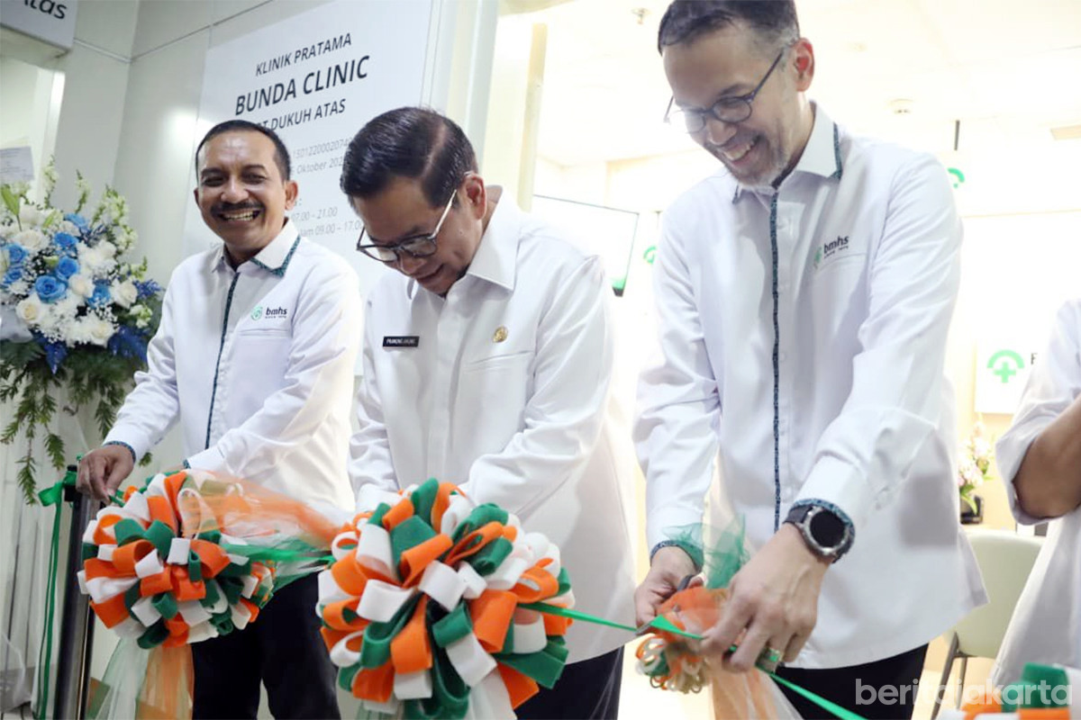 Pramono Resmikan Bunda Clinic Stasiun MRT Dukuh Atas