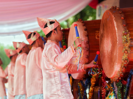 Belasan Grup Ramaikan Festival Bedug Tingkat Provinsi DKI Jakarta di Balai Kota