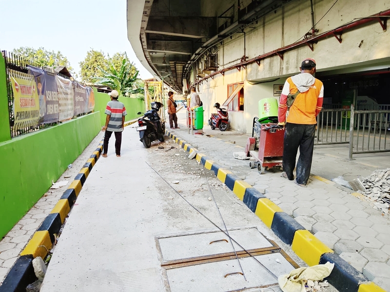 Penataan Area Terminal Cililitan Capai 55 Persen