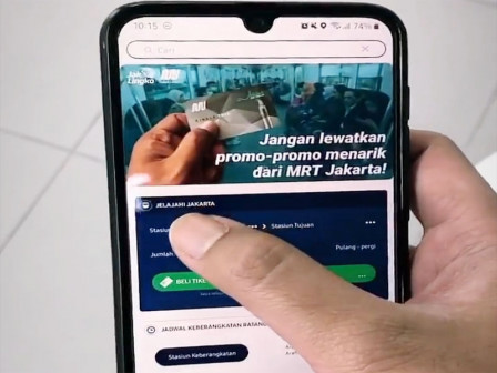 Tiket MRT Jakarta Kini Bisa Dibeli Melalui Aplikasi MRT-J 