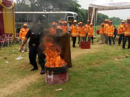 Ratusan Warga Duri Kosambi Ikut Pelatihan Penanggulangan Kebakaran 