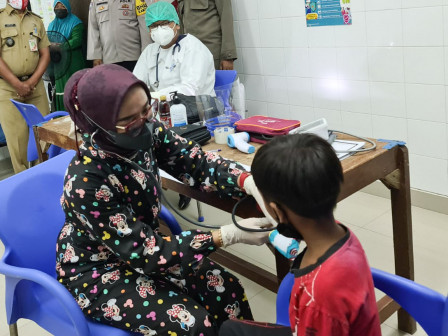Vaksinasi Dinamis dan Test Swab Digelar di Pulau Sebira 