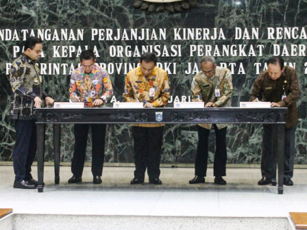 Pemprov DKI Perinci Kembali Perjanjian dan Rencana Kerja Para Kepala OPD Yang Berorientasi Target da
