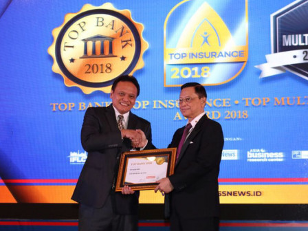  Bank DKI Telah Raih Penghargaan TOP Bank Bidang Fintech - Transaksi Non Tunai 2018 