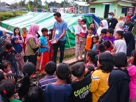 Balkoters Serahkan Bantuan Bagi Penyintas Gempa Cianjur