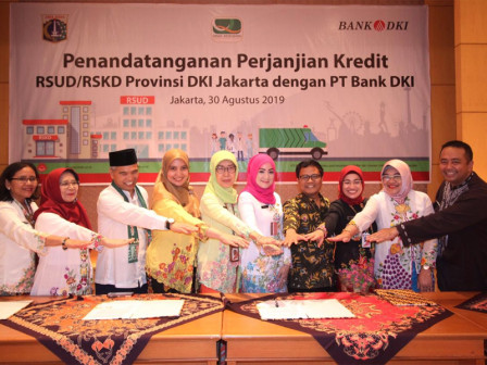 Bank DKI Salurkan Kredit Supply Chain Financing (SCF) Rp 93 miliar ke Enam RSUD di DKI Jakarta