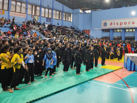 1.157 Pelajar Jakut Ikuti Kejuaraan Pencak Silat Jakarta Utara Ke Lima 