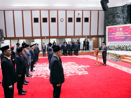 Pj Gubernur DKI Kukuhkan 35 Anggota Gugus Tugas Daerah Bisnis dan HAM
