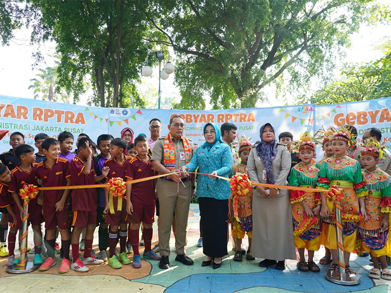 Sudin PPAPP Jakpus Gelar Gebyar RPTRA 2025