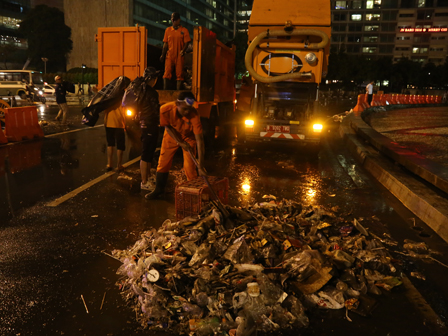 Sisa Sampah Pergantian Akhir Tahun Diperkirakan 225 Ton