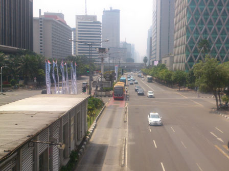 libur natal jalan jakarta lengang