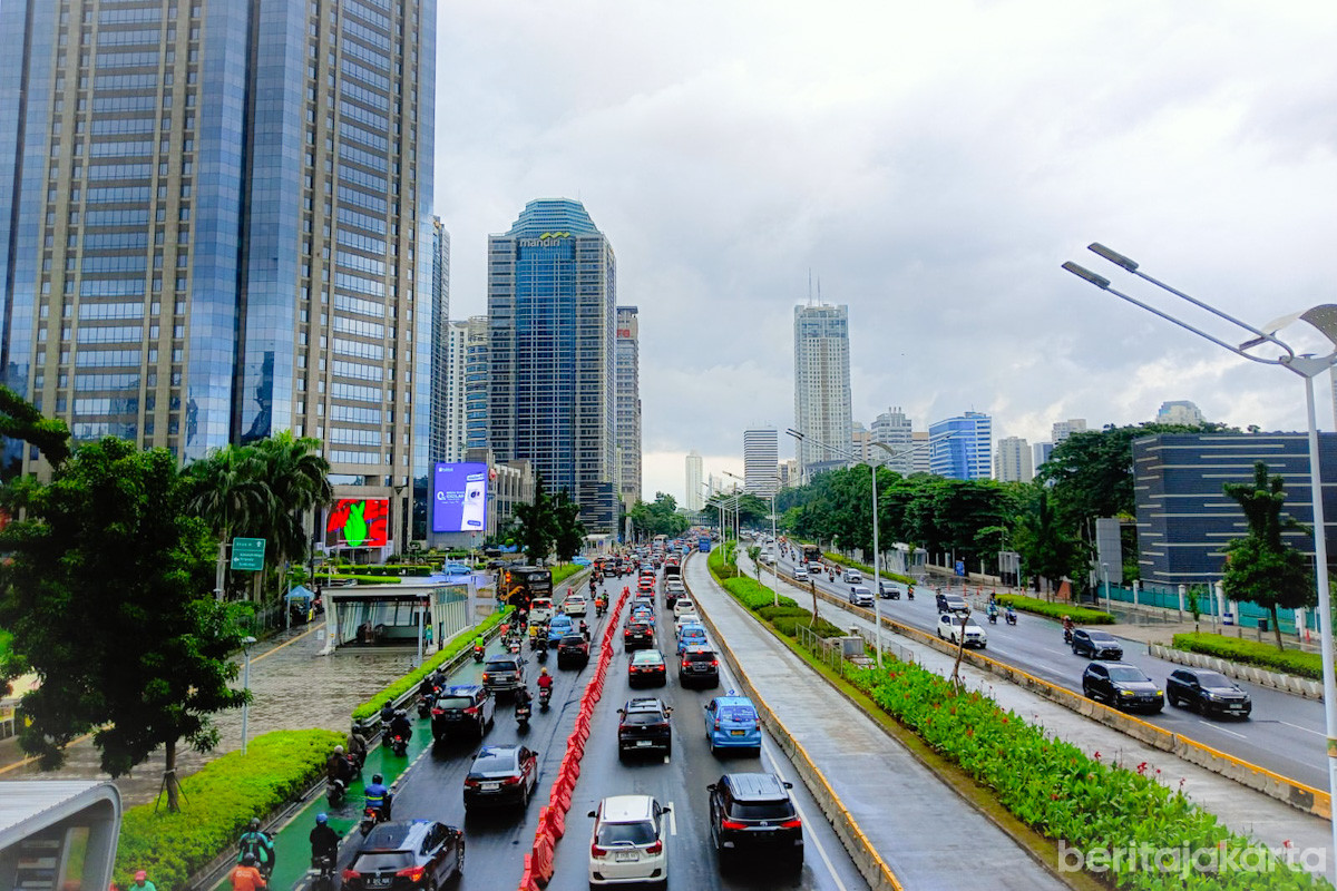 Lalu lintas kota Jakarta
