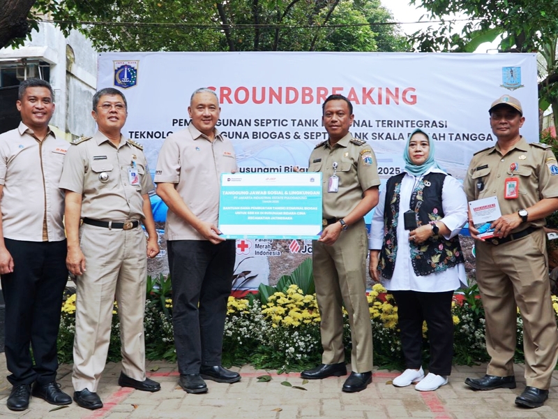 PT JIEP Dukung Penuh Penerapan Perilaku Hidup Bersih dan Sehat Masyarakat Jakarta