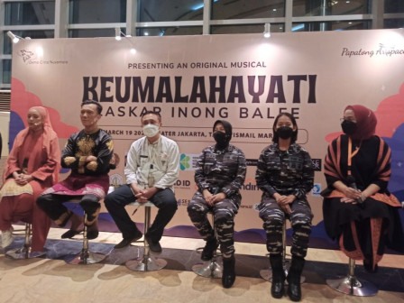 Disbud DKI Jakarta Dukung Teater Musikal Keumalahayati Bertajuk Laskar Inong Bale