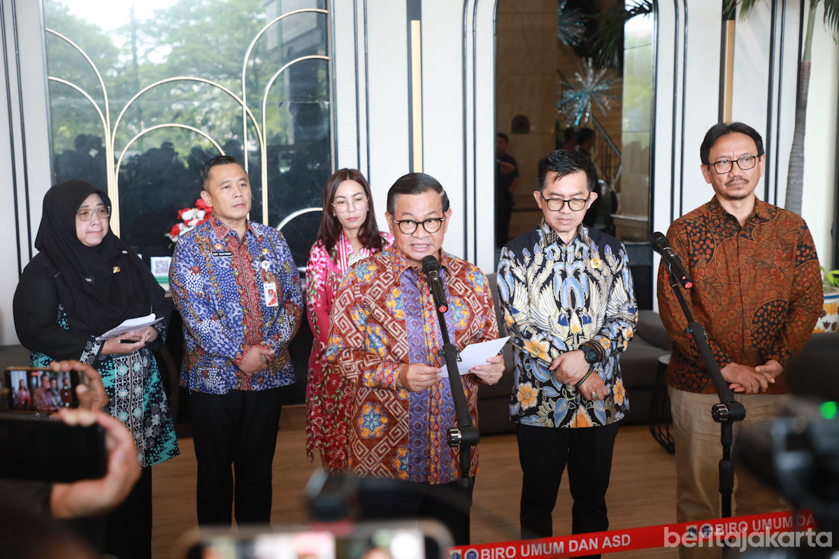 Gubernur DKI Jakarta, Pramono Anung menyampaikan komitmen Pemerintah 