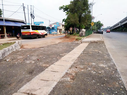 Pembuatan Sodetan di Jalan Raya Bogor Ditarget Selesai Juni 