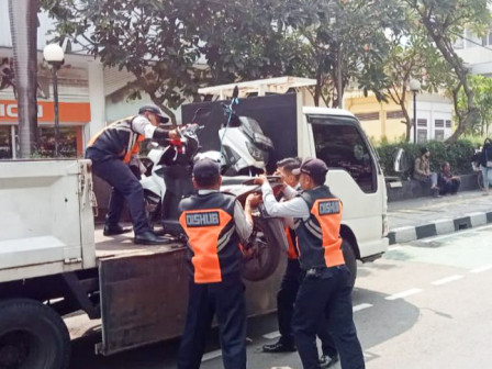 Puluhan Kendaraan Ditindak di Jakarta Pusat 