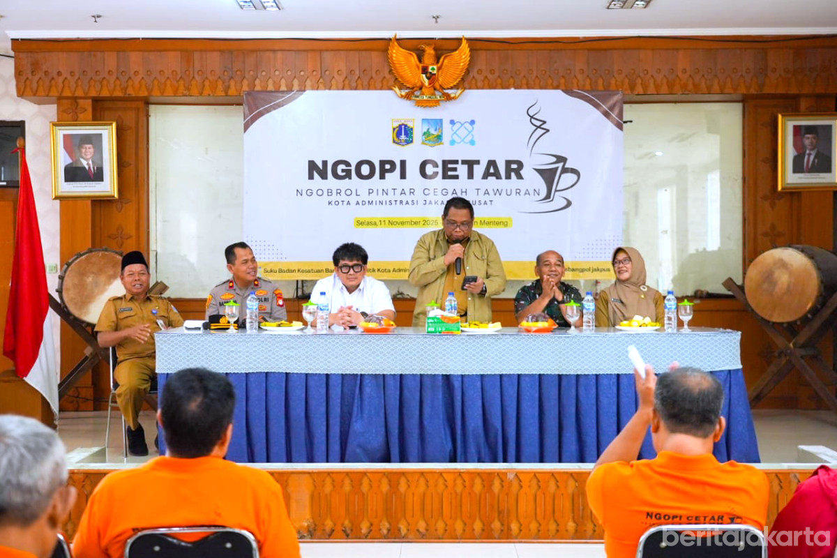 Kesbangpol Jakpus Gelar Ngopi Cetar di Menteng
