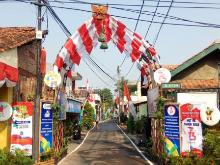 RW 04 Kelurahan Ulujami Ikuti Lomba Gapura