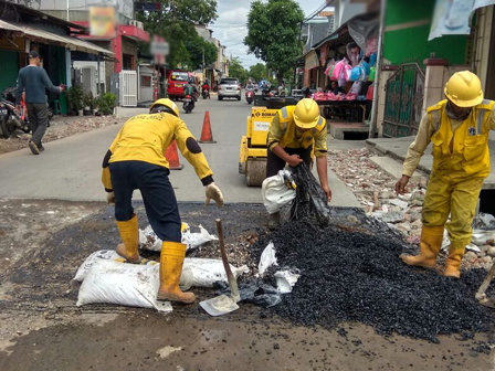 Kerusakan Jl Muncang di Kelurahan Lagoa Telah Diperbaiki