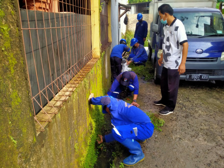 Ratusan Personel Gabungan Kerja Bakti di Cilangkap 