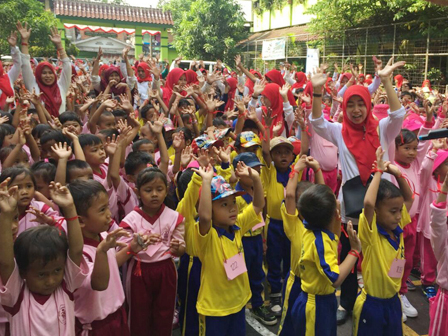        1.500 Anak PAUD di Cilincing Ikuti Kampanye Gerakan Cuci Tangan 