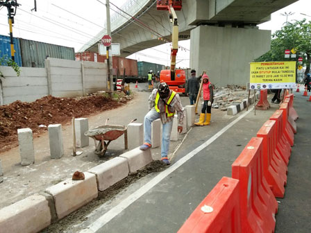  Pasca Flyover Dioperasikan, Perlintasan Rel Kereta Api Cipinang Lontar Ditutup 