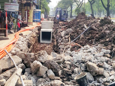  Saluran di Jalan Letjen Suprapto Kelurahan Cempaka Baru Diperbaiki 