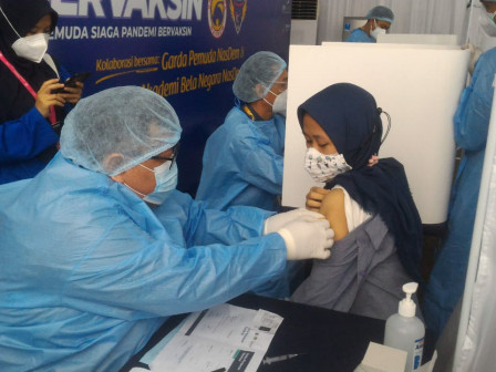 Vaksinasi Warga Kecamatan Pancoran Capai 68,27 Persen 