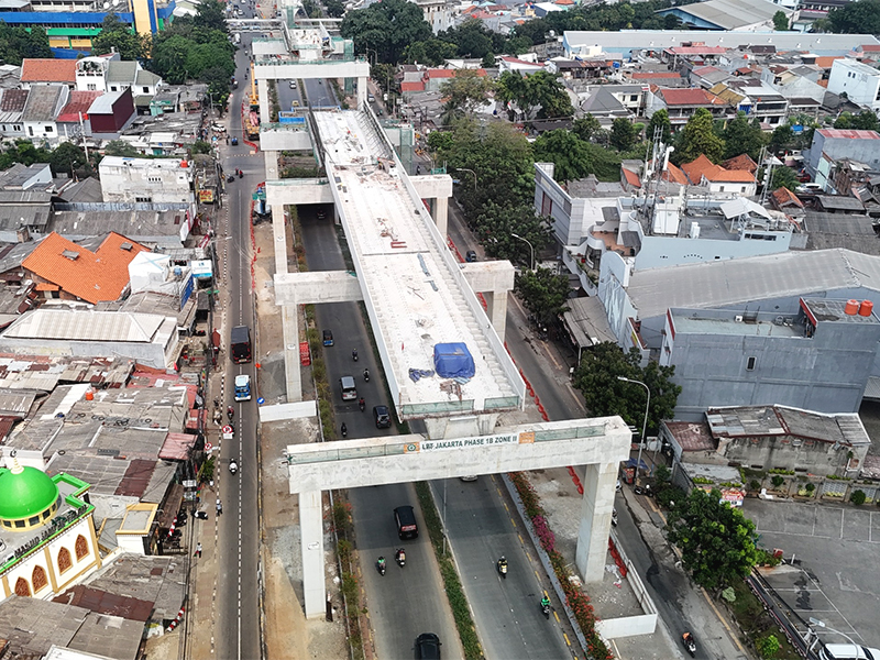  Proyek LRT Jakarta Fase 1B Utamakan Konektivitas dan Keberlanjutan