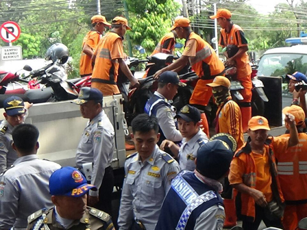 Puluhan Motor Ditindak Petugas Dishub