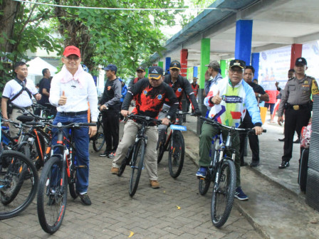 Bersepeda, Forkopimda Cek Kesiapan Pengamanan Libur Akhir Tahun