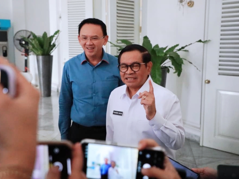 Pramono-Ahok Bertemu Bahas PBB Hingga Digitalisasi