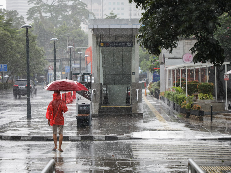 Akhir Pekan, Hujan Ringan Terjadi di Jakarta 