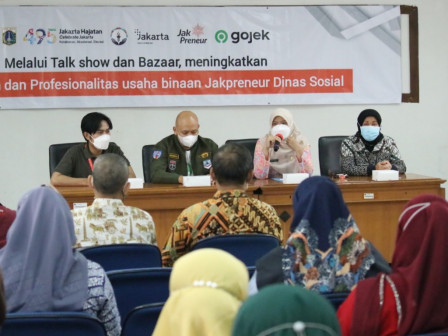 Dinsos Gelar Workshop dan Bazar Ramaikan Jakarta Hajatan 2022