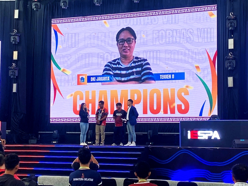 Esports DKI Jakarta Sumbang Emas Pertama Lewat Tekken 8 di Fornas NTB 2025