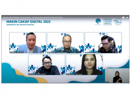 Diskominfotik Bersama Kominfo Adakan Webinar Makin Cakap Digital 2022
