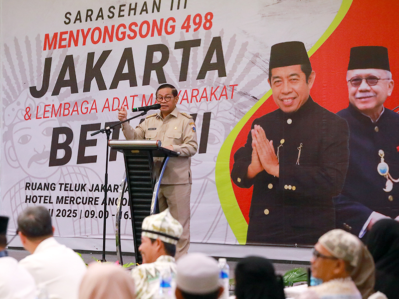 Pramono Dorong Penyelesaian Perda Masyarakat Adat Betawi