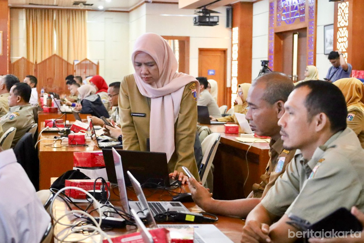 PPPK Pemkot Jakpus ikuti Sosialisasi Penyusunan Sasaran Kinerja dan Kedisiplinan